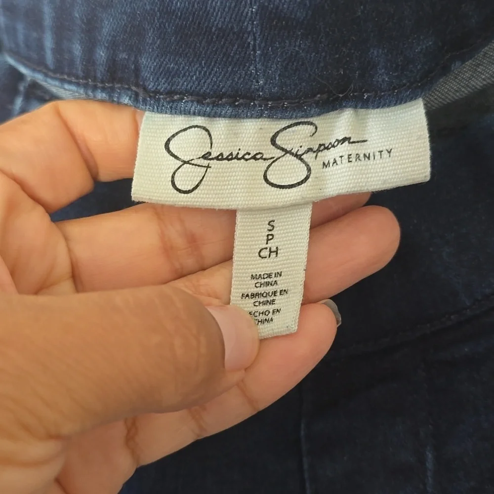 Jessica Simpson Maternity Dark Blue Denim Small